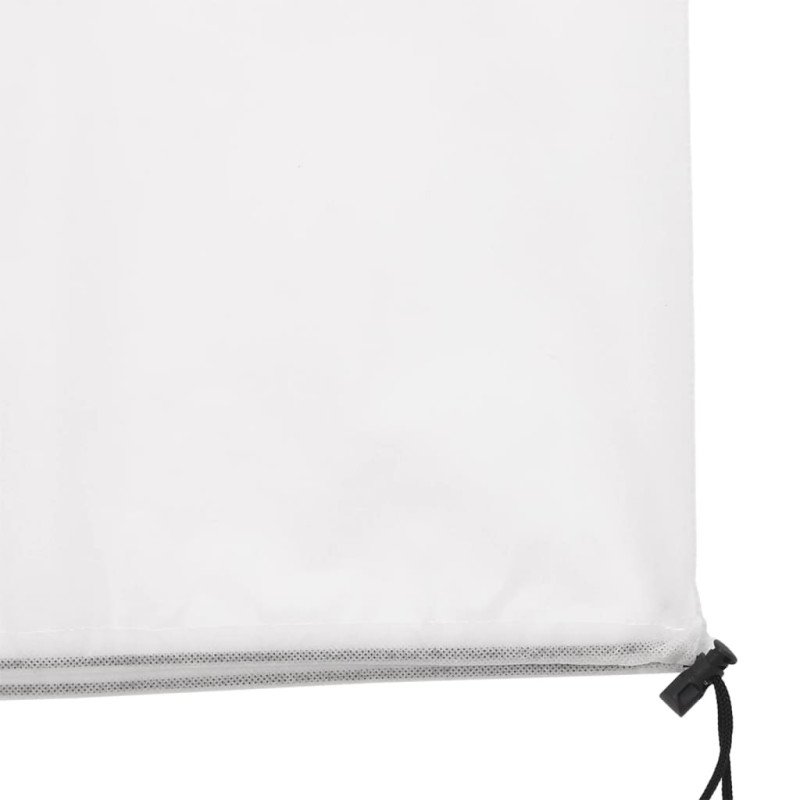 vidaXL Flísový kryt na rastliny so zipsom 10 ks 70 g/m² 3,14x2,5 m