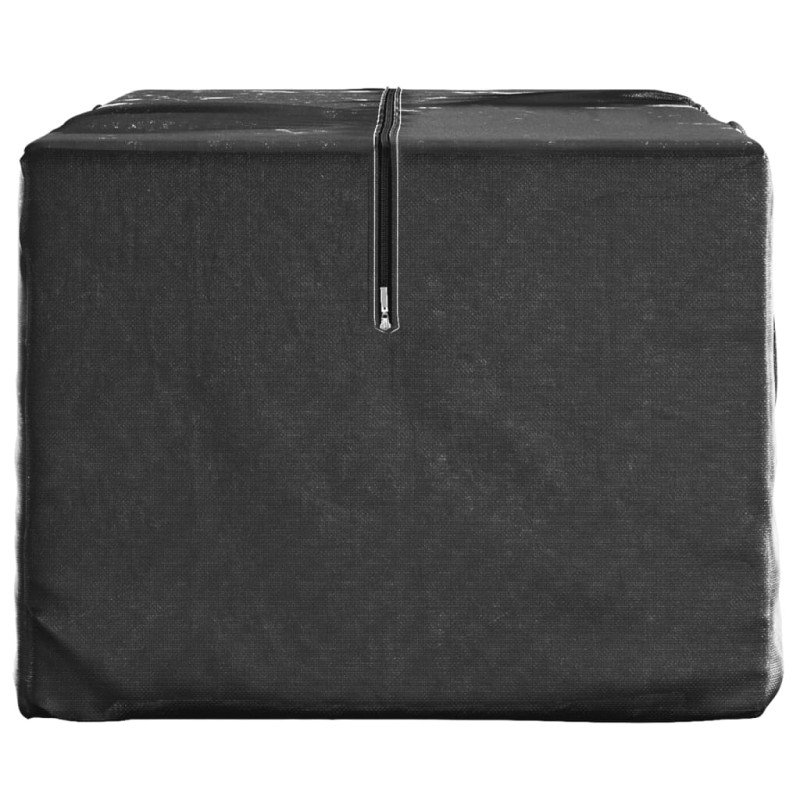 vidaXL Úložná taška na vianočný stromček čierna 150x75x75cm polyetylén