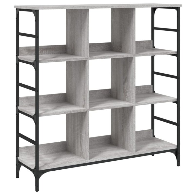 vidaXL Komoda sivá sonoma 102x32x103,5 cm kompozitné drevo