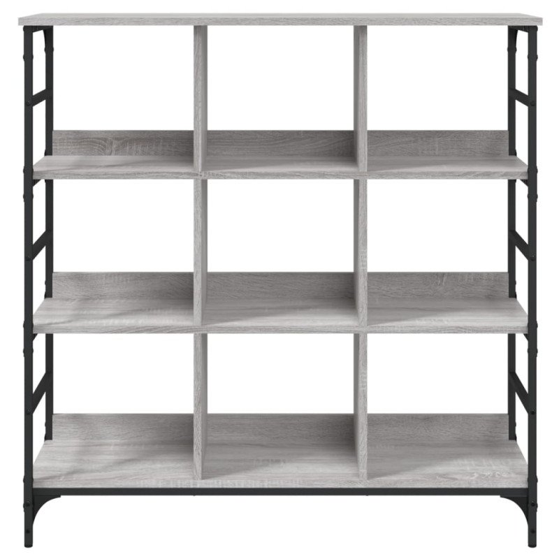 vidaXL Komoda sivá sonoma 102x32x103,5 cm kompozitné drevo