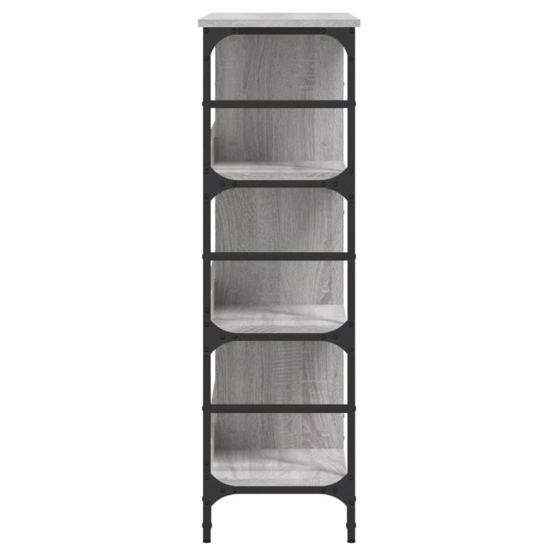 vidaXL Komoda sivá sonoma 102x32x103,5 cm kompozitné drevo