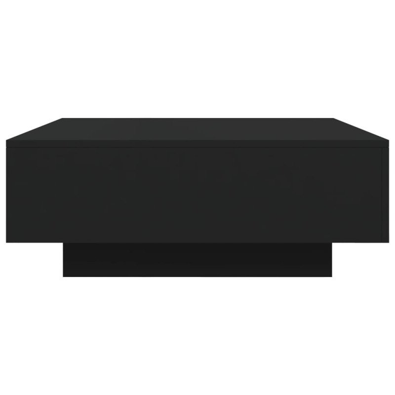 vidaXL Konferenčný stolík čierny 80x80x31cm drevotrieska