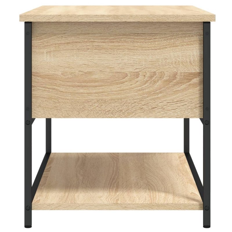 vidaXL Úložná lavička dub sonoma 70x42,5x47 cm kompozitné drevo