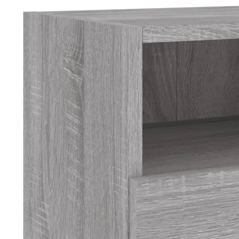 vidaXL TV nástenná skrinka sivá sonoma 60x30x30 cm kompozitné drevo
