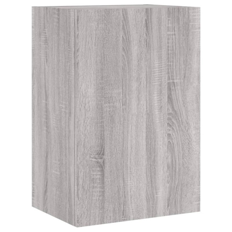 vidaXL TV nástenné skrinky 2 ks sivé sonoma 40,5x30x60cm kompoz. drevo