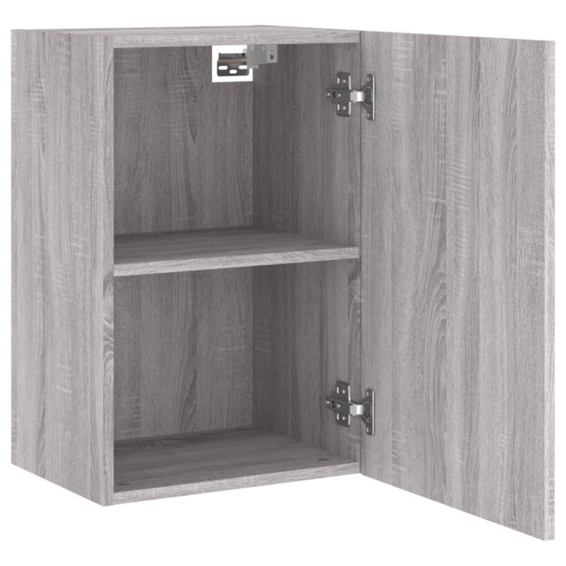 vidaXL TV nástenné skrinky 2 ks sivé sonoma 40,5x30x60cm kompoz. drevo