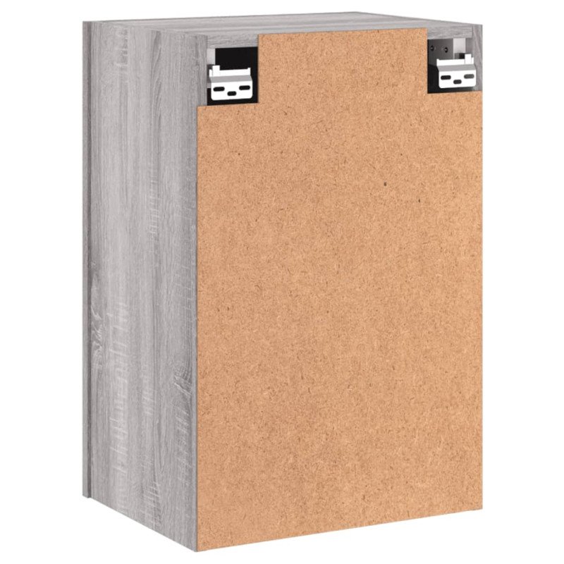 vidaXL TV nástenné skrinky 2 ks sivé sonoma 40,5x30x60cm kompoz. drevo
