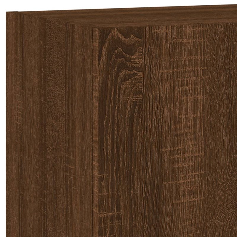 vidaXL TV nástenné skrinky 2ks hnedý dub 40,5x30x60cm kompozitné drevo