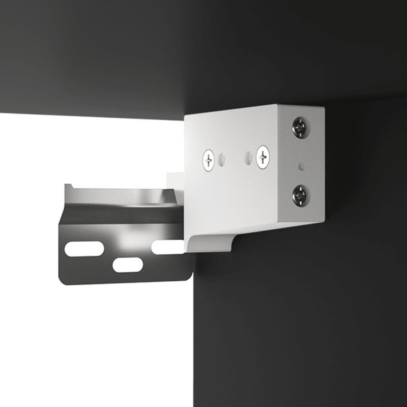 vidaXL TV skrinka nástenná čierna 80x30x41 cm