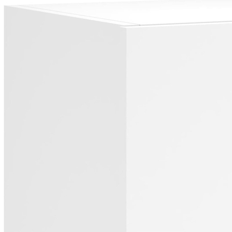 vidaXL TV nástenné skrinky s LED svetlami 2 ks biele 60x35x31 cm