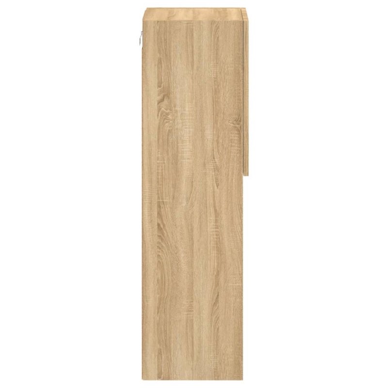 vidaXL TV skrinky s LED svetlami 2 ks dub sonoma 30,5x30x102 cm