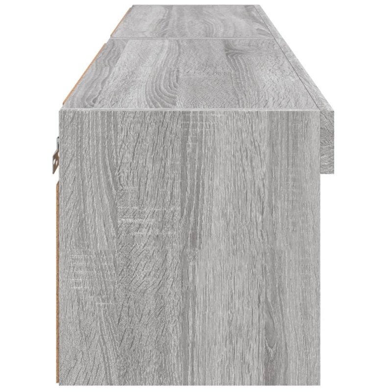 vidaXL TV skrinky s LED svetlami 2 ks sivé sonoma 60x30x30 cm