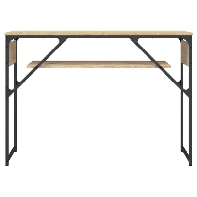 vidaXL Konzolový stolík s policou dub sonoma 105x30x75cm kompoz. drevo