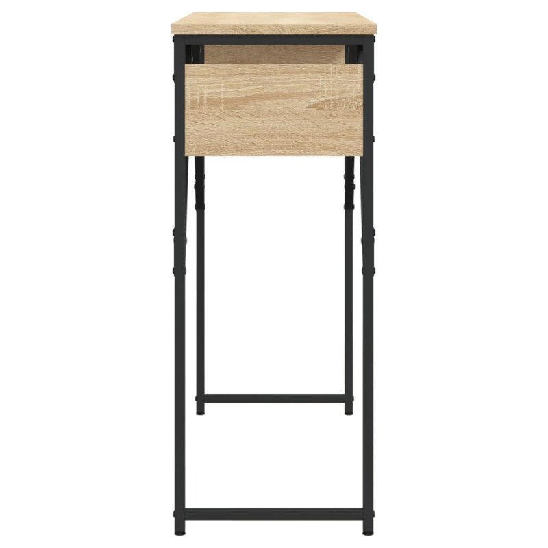 vidaXL Konzolový stolík s policou dub sonoma 105x30x75cm kompoz. drevo
