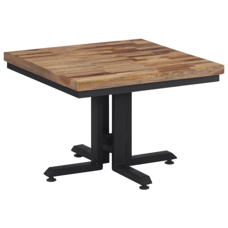vidaXL Konferenčný stolík 55x55x40 cm recyklovaný tíkový masív