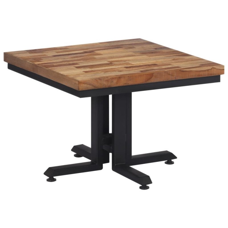 vidaXL Konferenčný stolík 55x55x40 cm recyklovaný tíkový masív