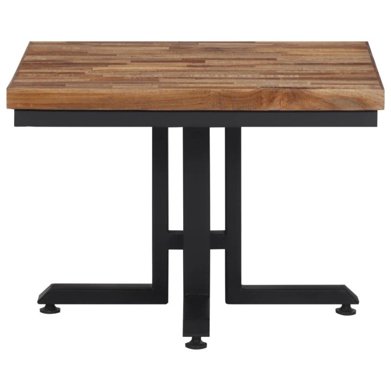 vidaXL Konferenčný stolík 55x55x40 cm recyklovaný tíkový masív
