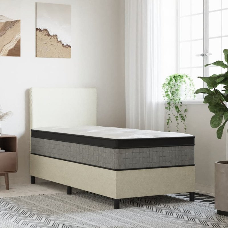 vidaXL Taštičkový pružinový matrac stredne tvrdý 90x190 cm jednolôžko