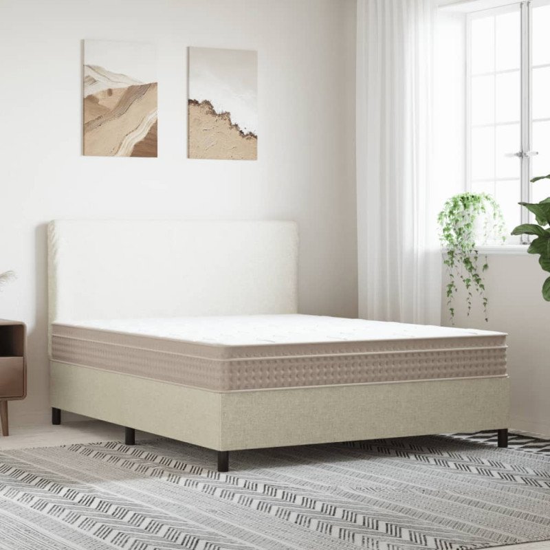 vidaXL Taštičkový pružinový matrac stredne tvrdý plus 160x200 cm