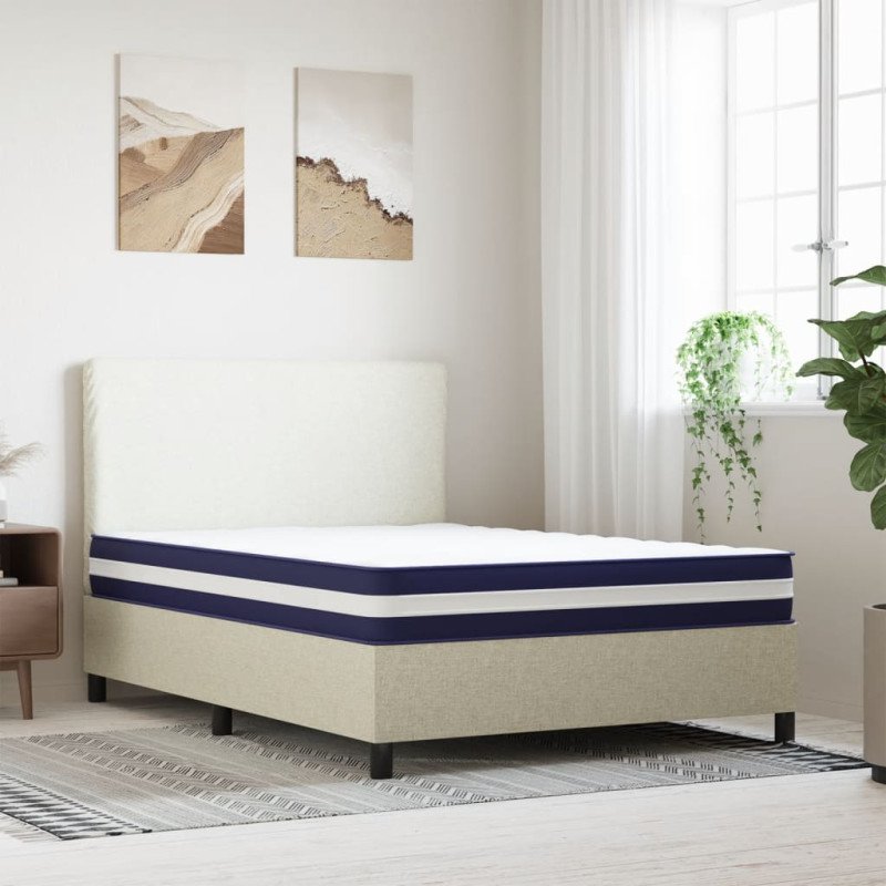 vidaXL Taštičkový pružinový matrac stredne tvrdý 120x200 cm