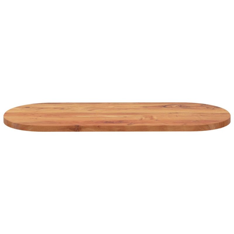 vidaXL Stolová doska 100x40x3,8 cm oválna masívna akácia