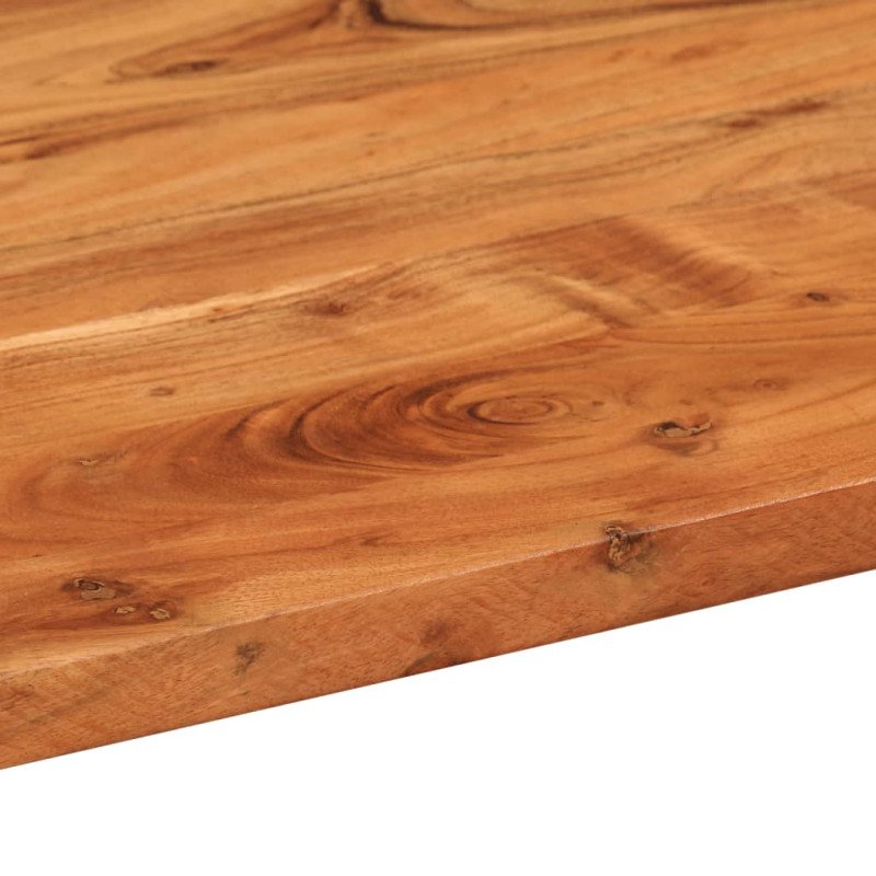 vidaXL Stolová doska 100x40x3,8 cm oválna masívna akácia