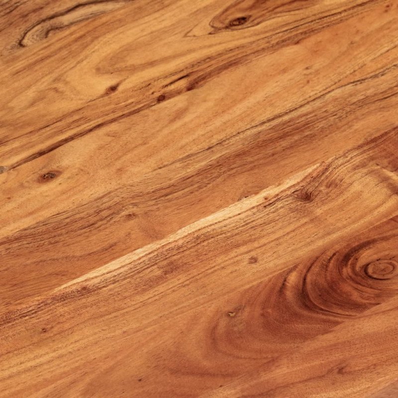 vidaXL Stolová doska 100x40x3,8 cm oválna masívna akácia