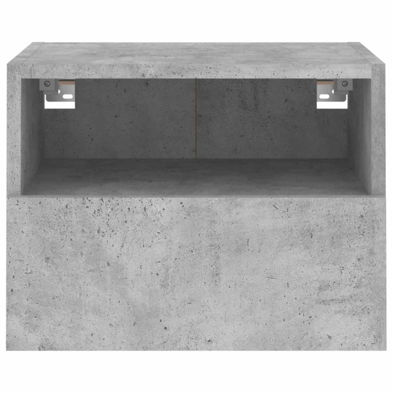 vidaXL TV nástenné skrinky 2 ks betónovo sivé 40x30x30 cm kompoz.drevo