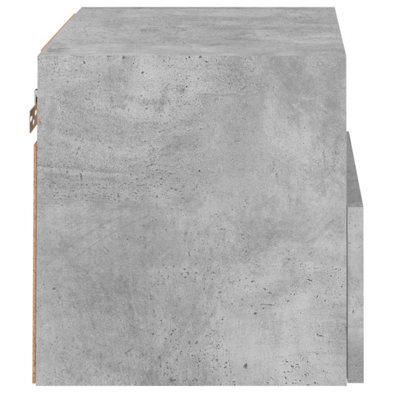 vidaXL TV nástenné skrinky 2 ks betónovo sivé 40x30x30 cm kompoz.drevo