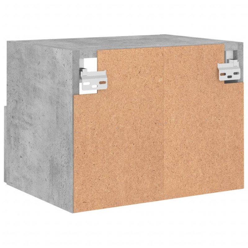 vidaXL TV nástenné skrinky 2 ks betónovo sivé 40x30x30 cm kompoz.drevo