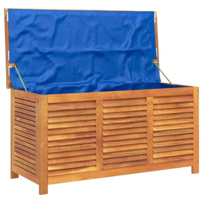 vidaXL Záhradný úložný box s mriežkami 113x50x56 cm masívna akácia