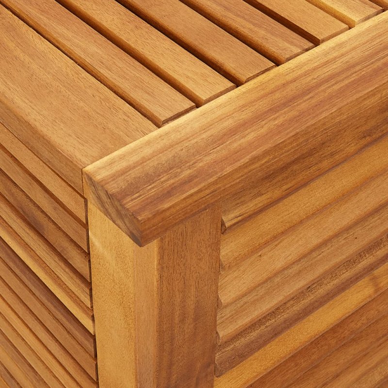 vidaXL Záhradný úložný box s mriežkami 113x50x56 cm masívna akácia