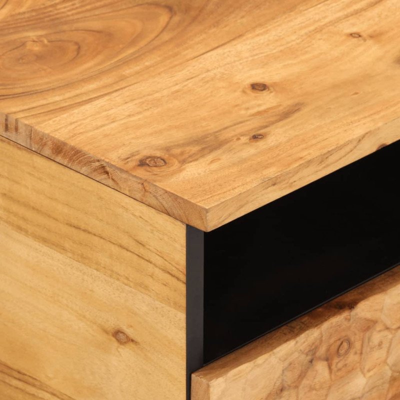 vidaXL Konferenčný stolík 80x54x40 cm akáciový masív