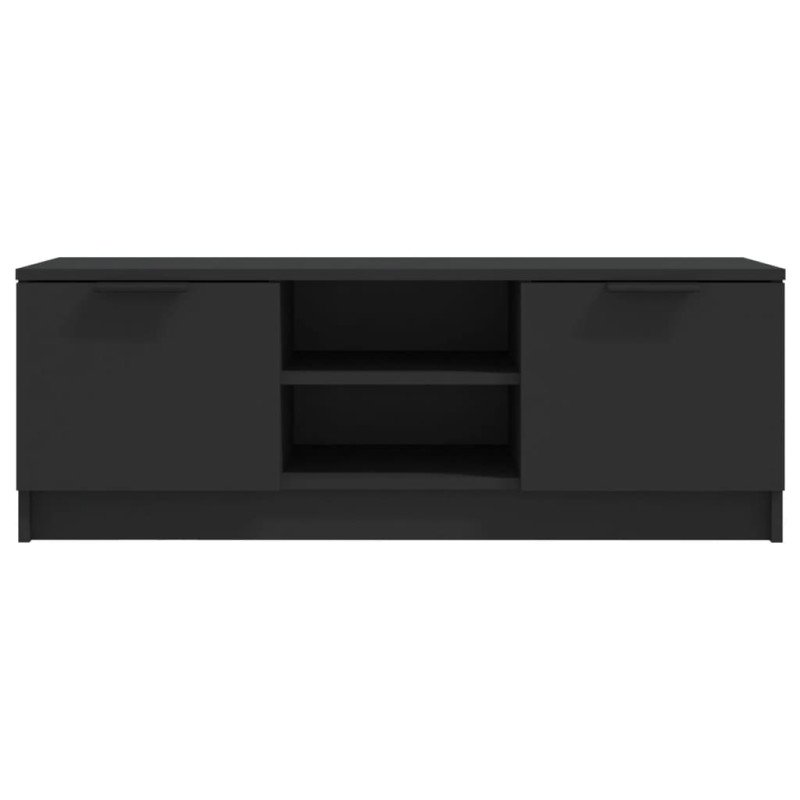 vidaXL TV skrinka, čierna 102x35x36,5 cm, kompozitné drevo