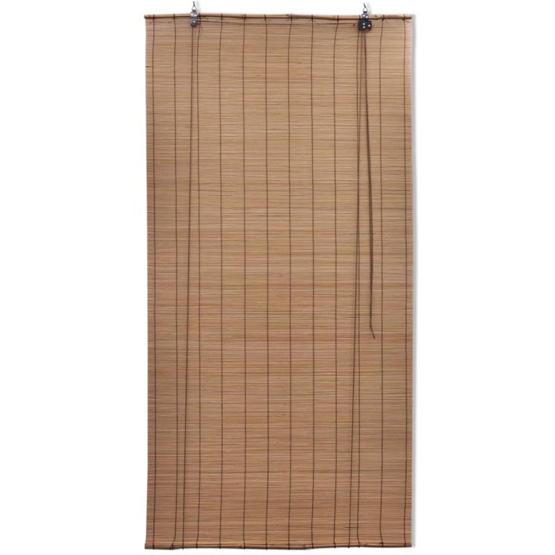 vidaXL Roleta, bambus 80x220 cm, hnedá