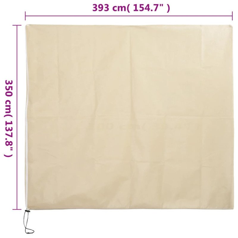 vidaXL Flísové kryty na rastliny so zipsom 2 ks 70 g/m² 3,93x3,5 m