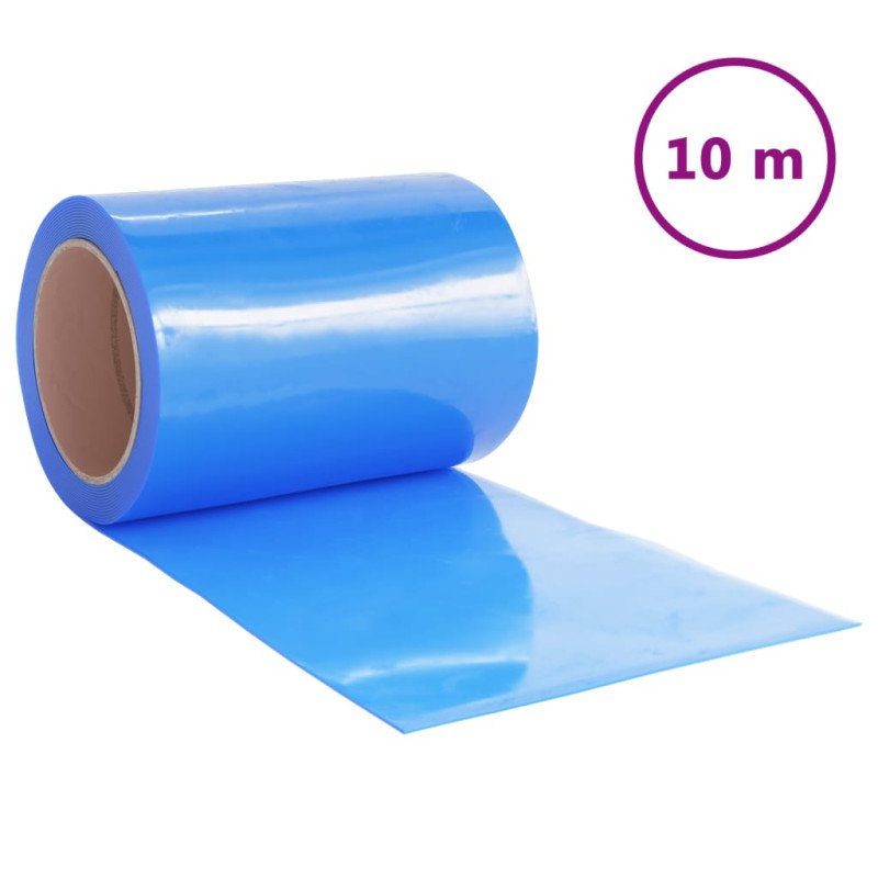 vidaXL Záves do dverí modrý 300 mm x 2,6 mm 10 m PVC