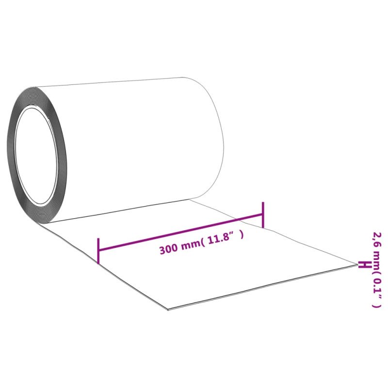 vidaXL Záves do dverí modrý 300 mm x 2,6 mm 10 m PVC