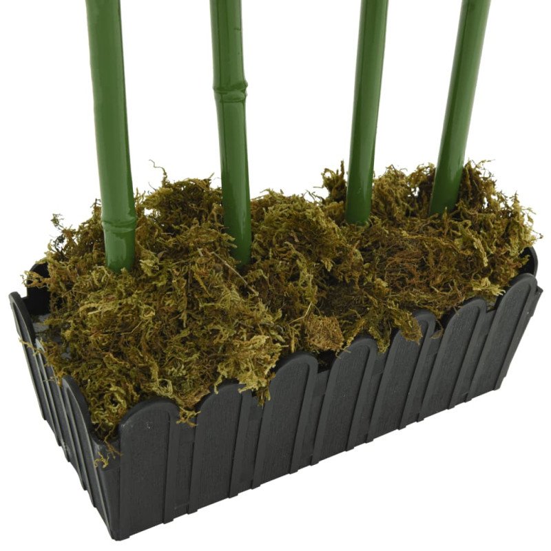 vidaXL Umelý bambusový strom 240 listov 80 cm zelený
