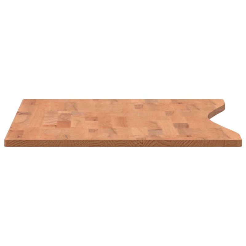 vidaXL Stolová doska 100x(45-50)x1,5 cm masívny buk