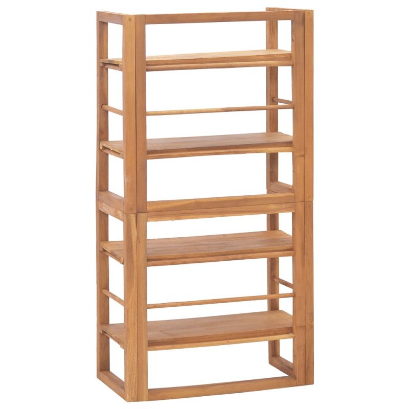 vidaXL Policový regál 60x30x120 cm masívne tíkové drevo