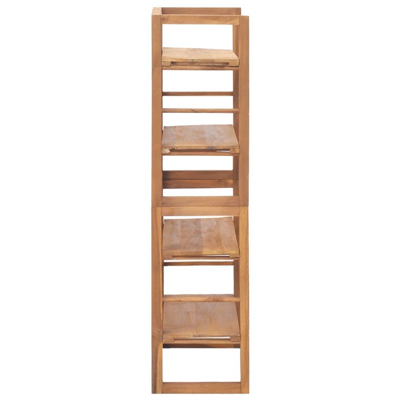 vidaXL Policový regál 60x30x120 cm masívne tíkové drevo