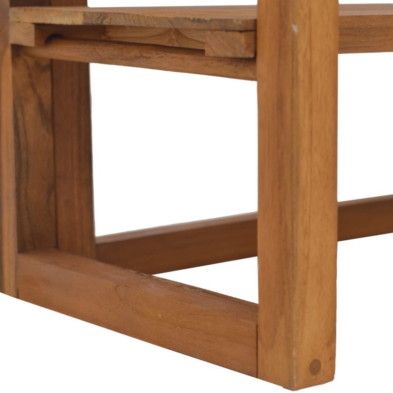 vidaXL Policový regál 60x30x120 cm masívne tíkové drevo