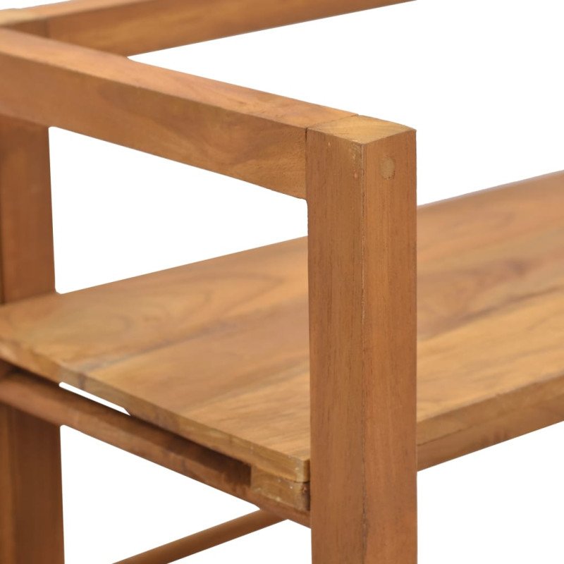 vidaXL Policový regál 60x30x120 cm masívne tíkové drevo