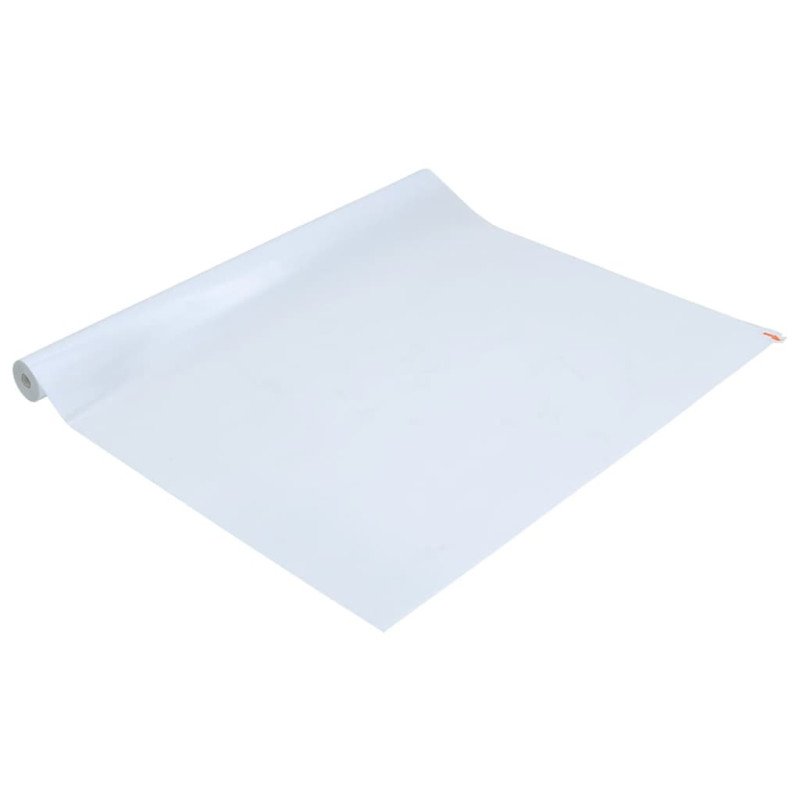 vidaXL Okenná fólia statická matná transparentná biela 90x1000 cm PVC