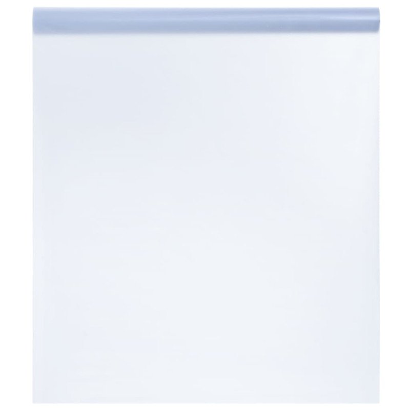 vidaXL Okenná fólia statická matná transparentná sivá 45x1000 cm PVC