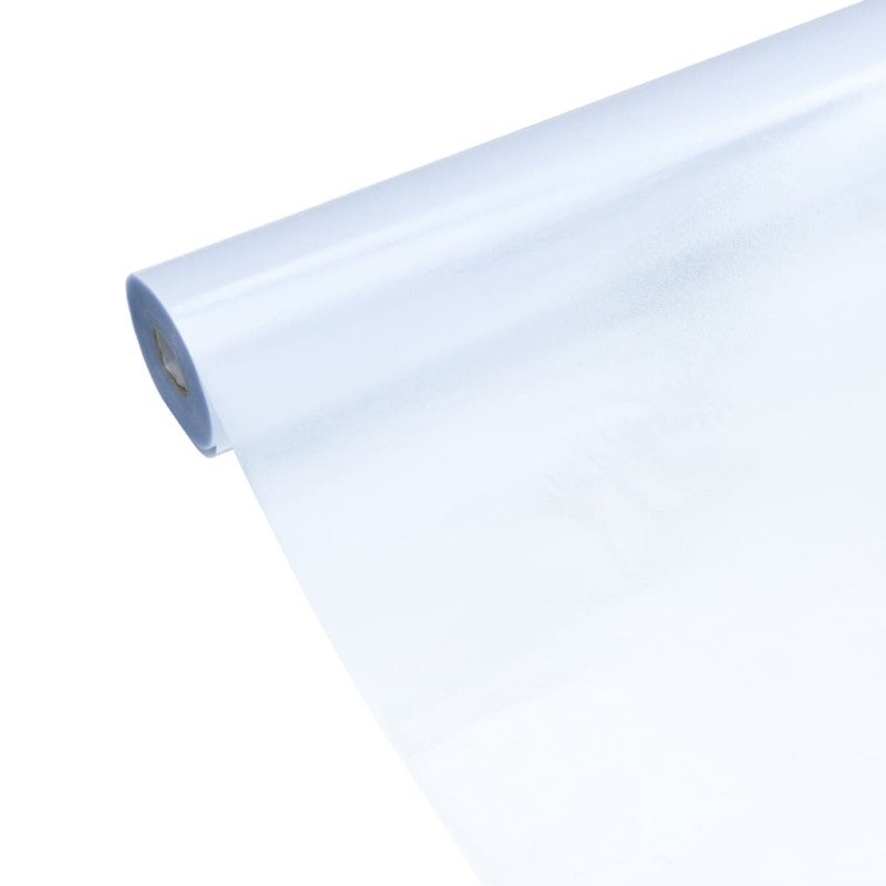 vidaXL Okenná fólia statická matná transparentná sivá 45x1000 cm PVC