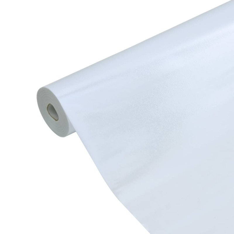 vidaXL Okenná fólia statická matná transparentná biela 60x2000 cm PVC