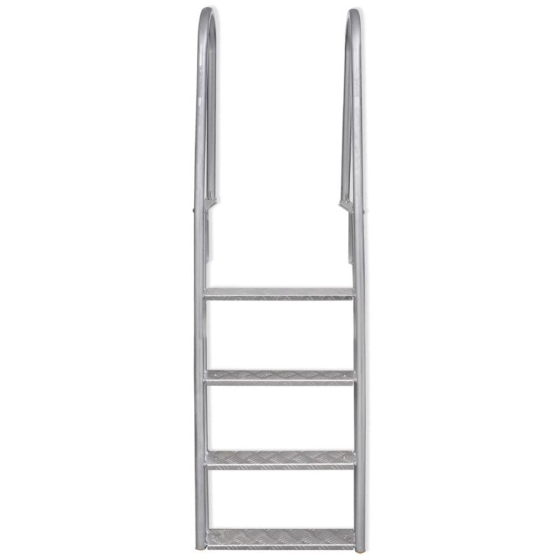 vidaXL Bazénové schodíky/rebrík k bazénu, 4-stupňový, 167 cm