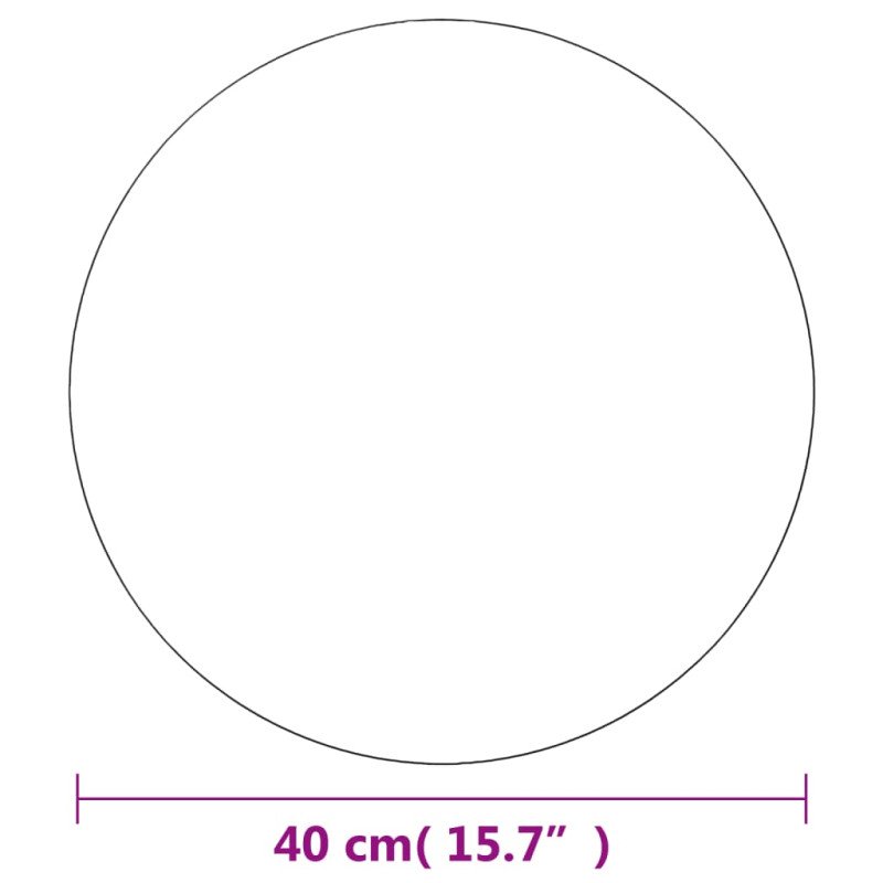vidaXL Nástenné zrkadlá 2 ks 40 cm okrúhle sklenené